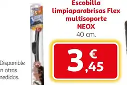 Alcampo NEOX Escobilla limpiaparabrisas Flex multisoporte oferta