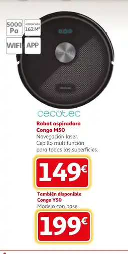 Alcampo CECOTEC Robot aspiradora Conga M50 oferta