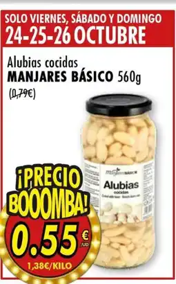 SPAR MANJARES BÁSICO Alubias cocidas oferta