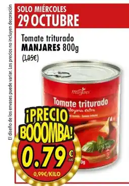 SPAR MANJARES Tomate triturado oferta