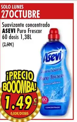 SPAR ASEVI Suavizante concentrado Puro Frescor oferta