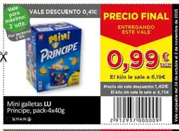 SPAR LU Mini galletas oferta