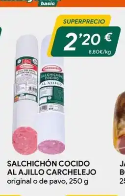 Masymas Salchichón cocido al ajillo carchelejo oferta