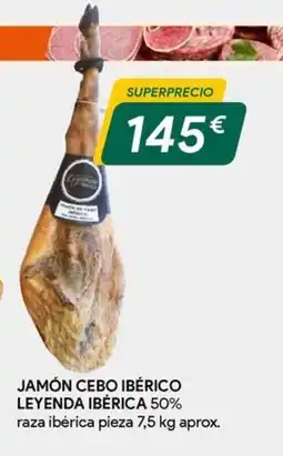 Masymas Jamón cebo ibérico leyenda ibérica 50% oferta