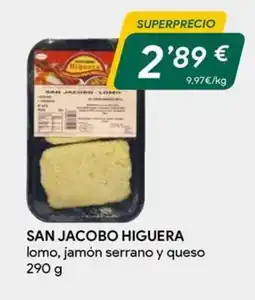 Masymas SAN JACOBO HIGUERA lomo, jamón serrano y queso oferta