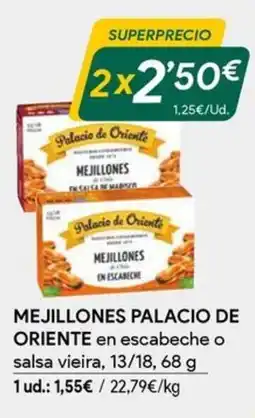 Masymas PALACIO DE ORIENTE Mejillones oferta