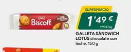 Masymas LOTUS Galleta sándwich oferta