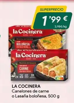 Masymas LA COCINERA Canelones de carne o Lasaña boloñesa oferta