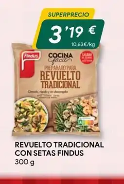 Masymas FINDUS Revuelto tradicional con setas oferta