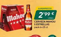 Masymas MAHOU 5 ESTRELLAS Cerveza oferta