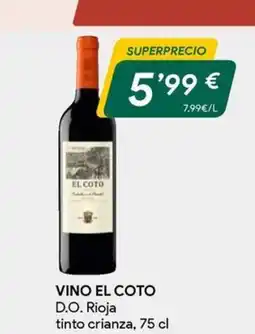 Masymas EL COTO Vino D.O. Rioja tinto crianza oferta