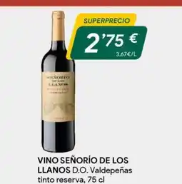Masymas SEÑORIO DE LOS LLANOS D.O. Vino oferta