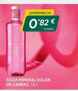 Masymas SOLÁN DE CABRAS Agua mineral oferta