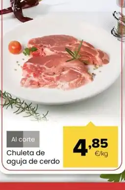 Autoservicios Familia Chuleta de aguja de cerdo oferta
