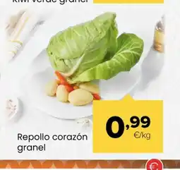 Autoservicios Familia Repollo corazón granel oferta