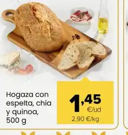 Autoservicios Familia Hogaza con espelta, chía y quinoa oferta