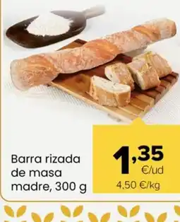 Autoservicios Familia Barra rizada de masa madre oferta