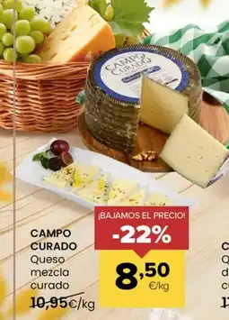 Autoservicios Familia CAMPO CURADO Queso mezcla curado oferta