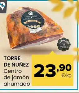 Autoservicios Familia TORRE DE NUÑEZ Centro de jamón ahumado oferta