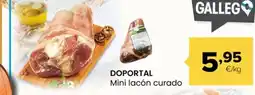 Autoservicios Familia DOPORTAL Mini lacón curado oferta