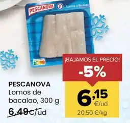 Autoservicios Familia PESCANOVA Lomos de bacalao oferta
