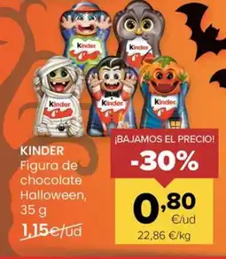 Autoservicios Familia KINDER Figura de chocolate Halloween oferta