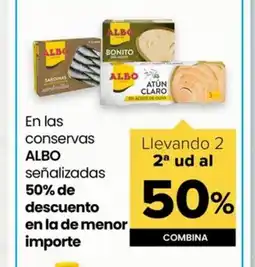 Autoservicios Familia ALBO En las conservas oferta