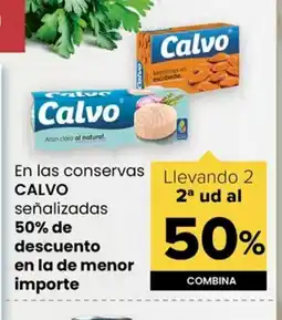 Autoservicios Familia CALVO En las conservas oferta
