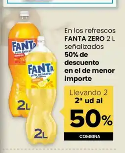 Autoservicios Familia FANTA ZERO En los refrescos señalizados oferta