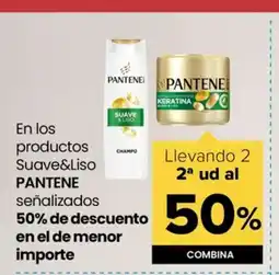 Autoservicios Familia PANTENE En los productos Suave&Liso oferta