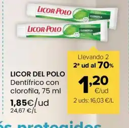 Autoservicios Familia LICOR DEL POLO Dentifrico con clorofila oferta