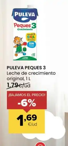 Autoservicios Familia PULEVA PEQUES 3 Leche de crecimiento oferta