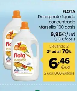 Autoservicios Familia FLOTA Detergente líquido concentrado Marsella, 100 dosis oferta