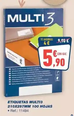 Bureau Vallée Etiquetas multi3 oferta