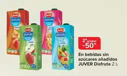 Carrefour JUVER En bebidas sin azúcares añadidos Disfruta oferta