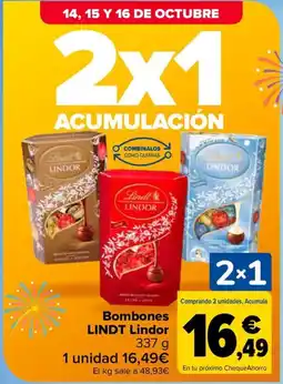 Carrefour LINDT Bombones Lindor oferta