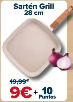 Carrefour Sartén Grill 28 cm oferta
