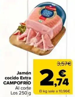 Carrefour CAMPOFRÍO Jamón cocido Extra oferta