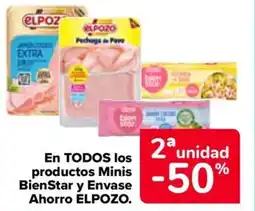 Carrefour ELPOZO En todos los productos minis bienstar y envase ahorro oferta
