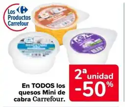 Carrefour En todos los quesos mini de cabra carrefour. oferta
