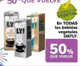 Carrefour OATLY En todas las bebidas vegetales oferta