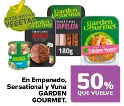 Carrefour GARDEN QUE VUELVE En Empanado Sensational y Vuna oferta