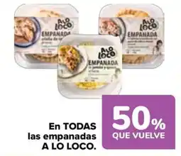 Carrefour A LO LOCO En todas las empanadas oferta