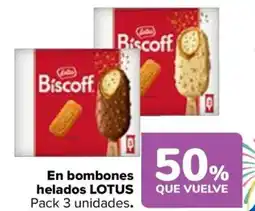 Carrefour LOTUS En bombones helados oferta