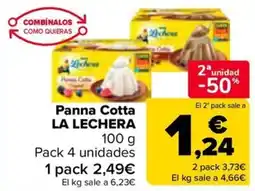 Carrefour LA LECHERA Panna Cotta oferta