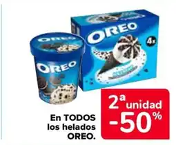Carrefour OREO En todos los helados oferta