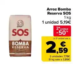Carrefour SOS Arroz Bomba Reserva oferta