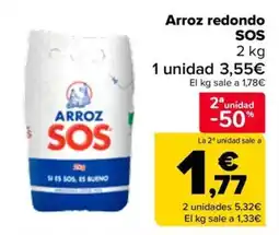 Carrefour SOS Arroz redondo oferta