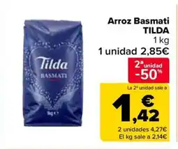 Carrefour TILDA Arroz Basmati oferta