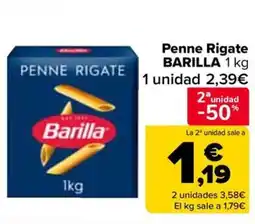 Carrefour BARILLA Penne Rigate oferta